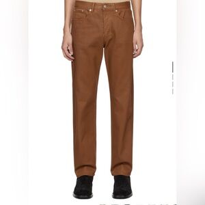Dries Van Noten Brown Button-Fly Jeans – Size 34